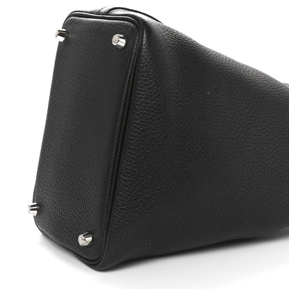 Hermes Taurillon Clemence Picotin Lock 18 PM  Black 10 of 11