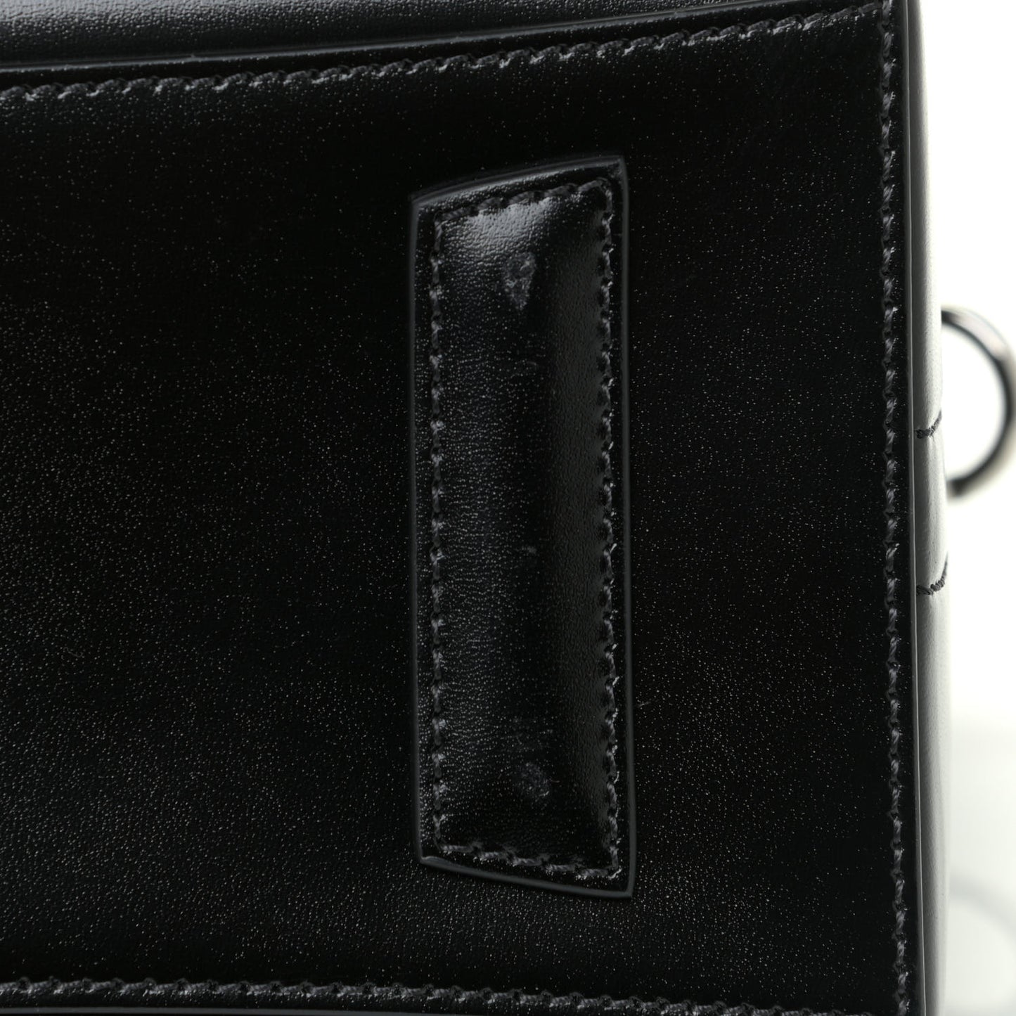Shiny Lord Calfskin Small Antigona Black
