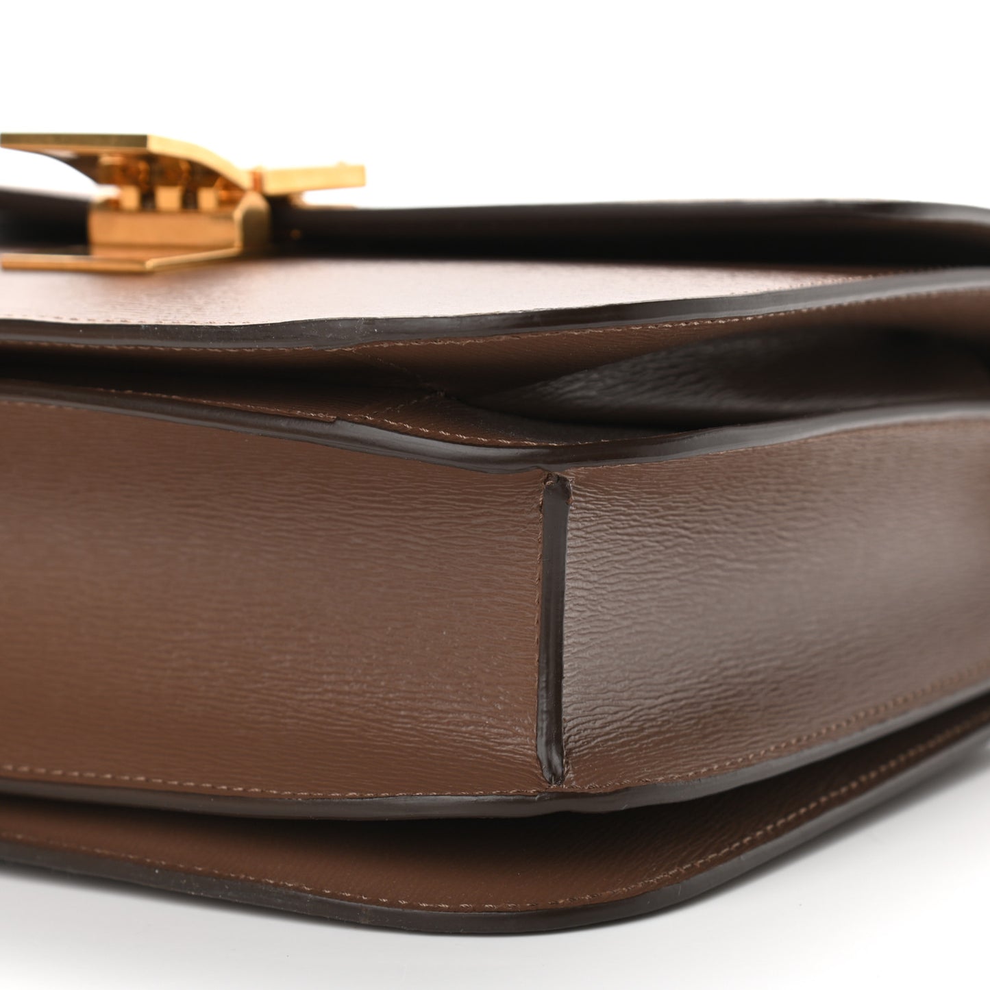 Liege Calfskin Medium Classic Box Flap Bag Glazed Nut