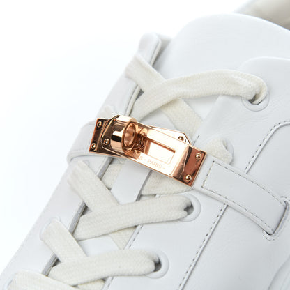 Hermes Calfskin Day Sneakers 40 White 12 of 15