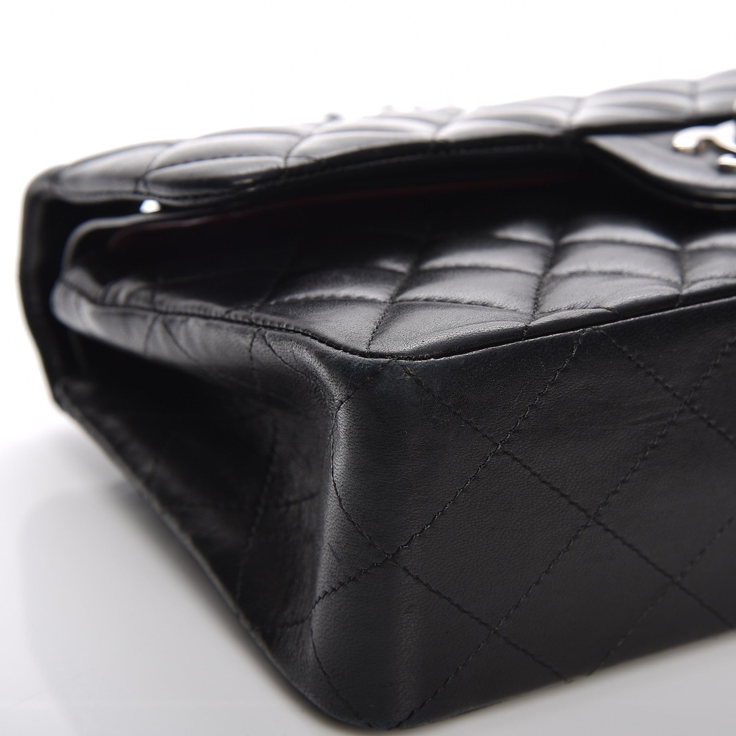 Chanel Lambskin Quilted Small Double Flap Black 9 of 10
