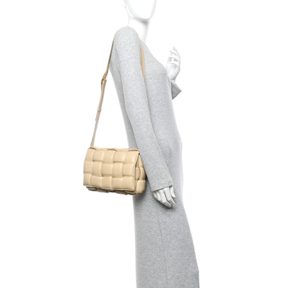Bottega Veneta Nappa Maxi Intreccio Padded Cassette Crossbody Bag Porridge 2 of 14
