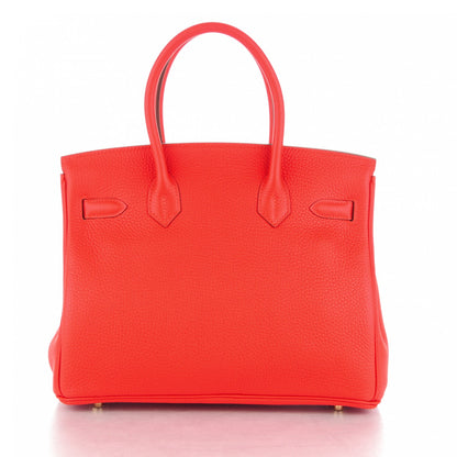 Hermes Togo Birkin 30 Rouge Tomate 6 of 26