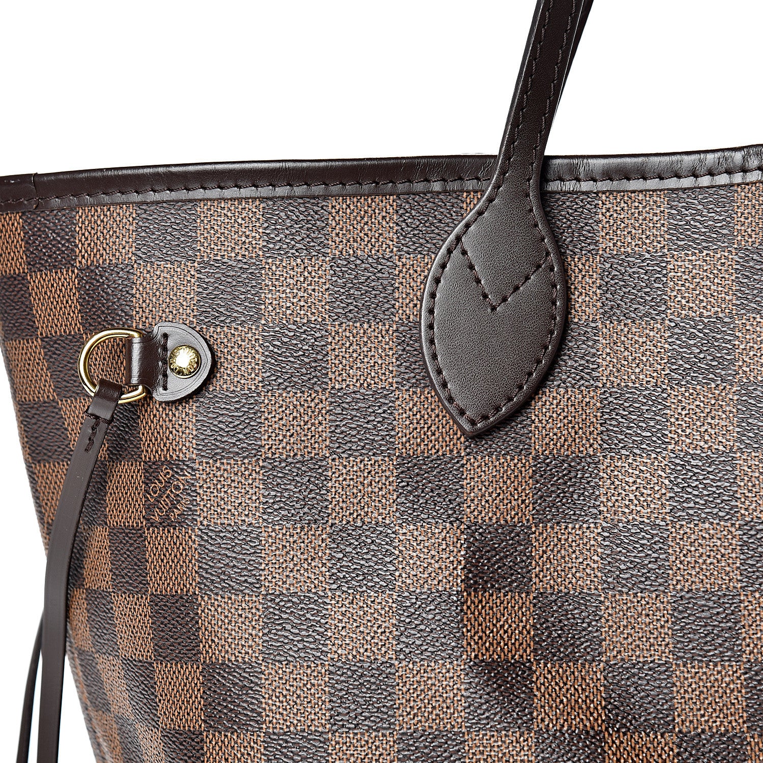 Louis Vuitton Damier Ebene Neo Neverfull MM Rose Ballerine 9 of 22