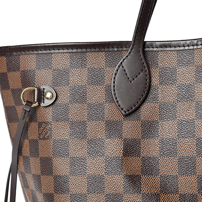 Louis Vuitton Damier Ebene Neo Neverfull MM Rose Ballerine 9 of 22