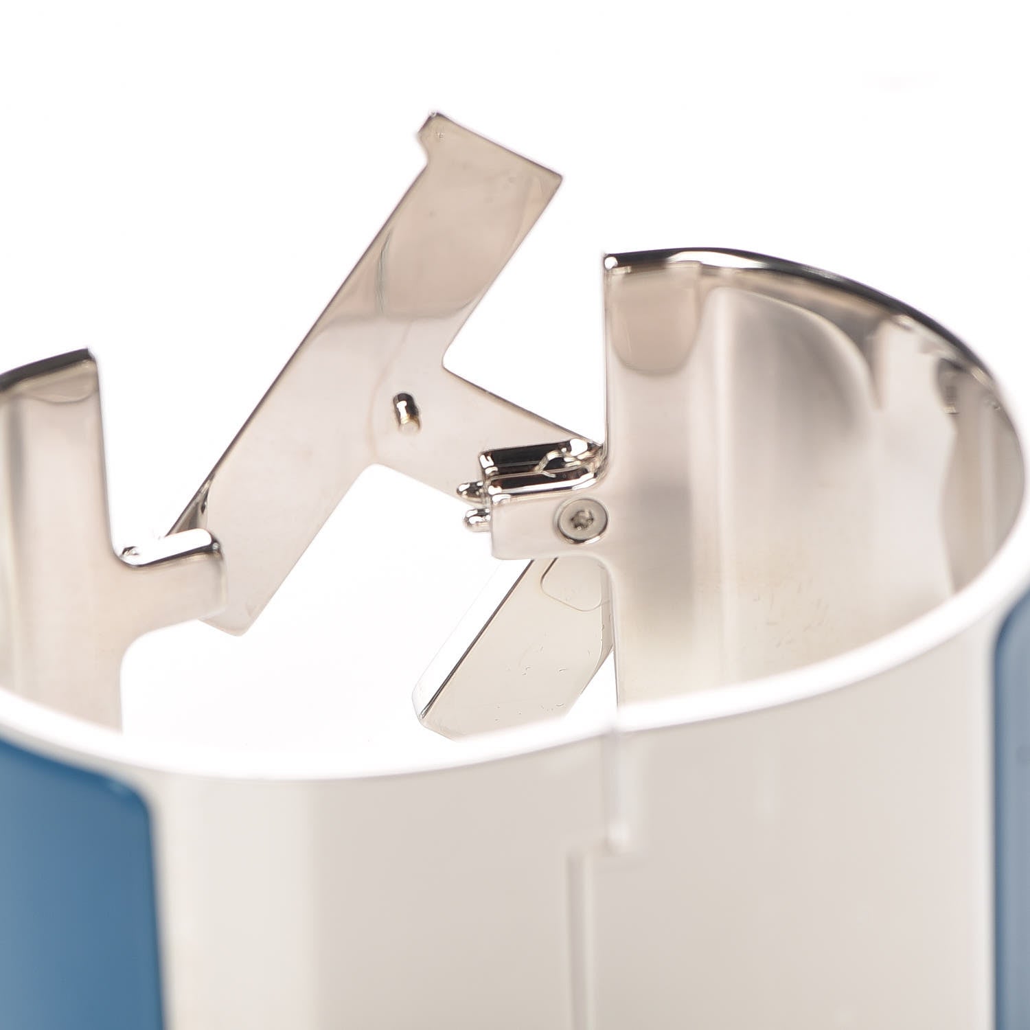 Hermes Enamel Extra Wide Clic Clac H Bracelet PM Bleu Profond 4 of 5