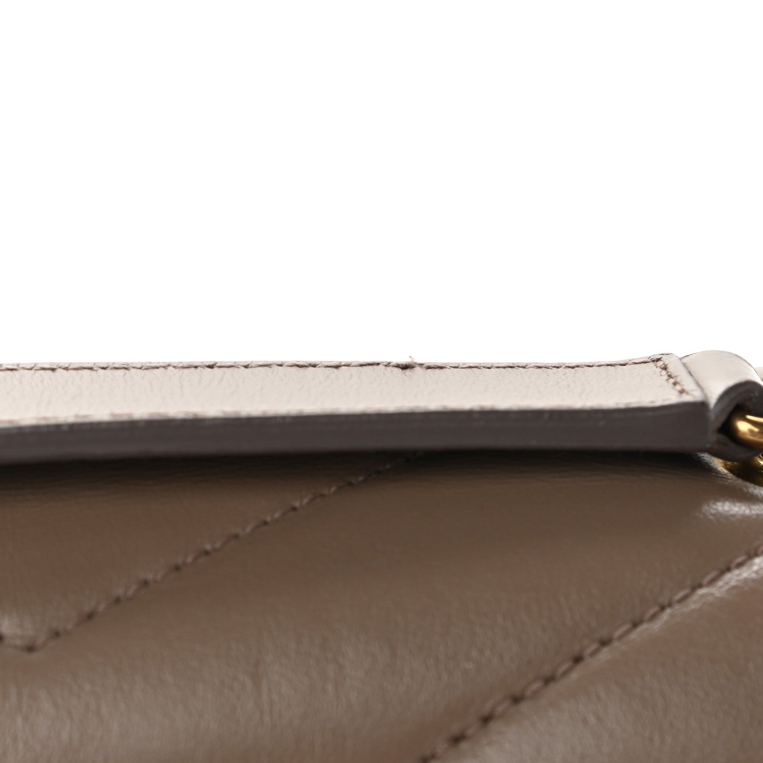 Saint Laurent Calfskin Y Quilted Monogram Small Loulou Chain Satchel Taupe 22 of 25