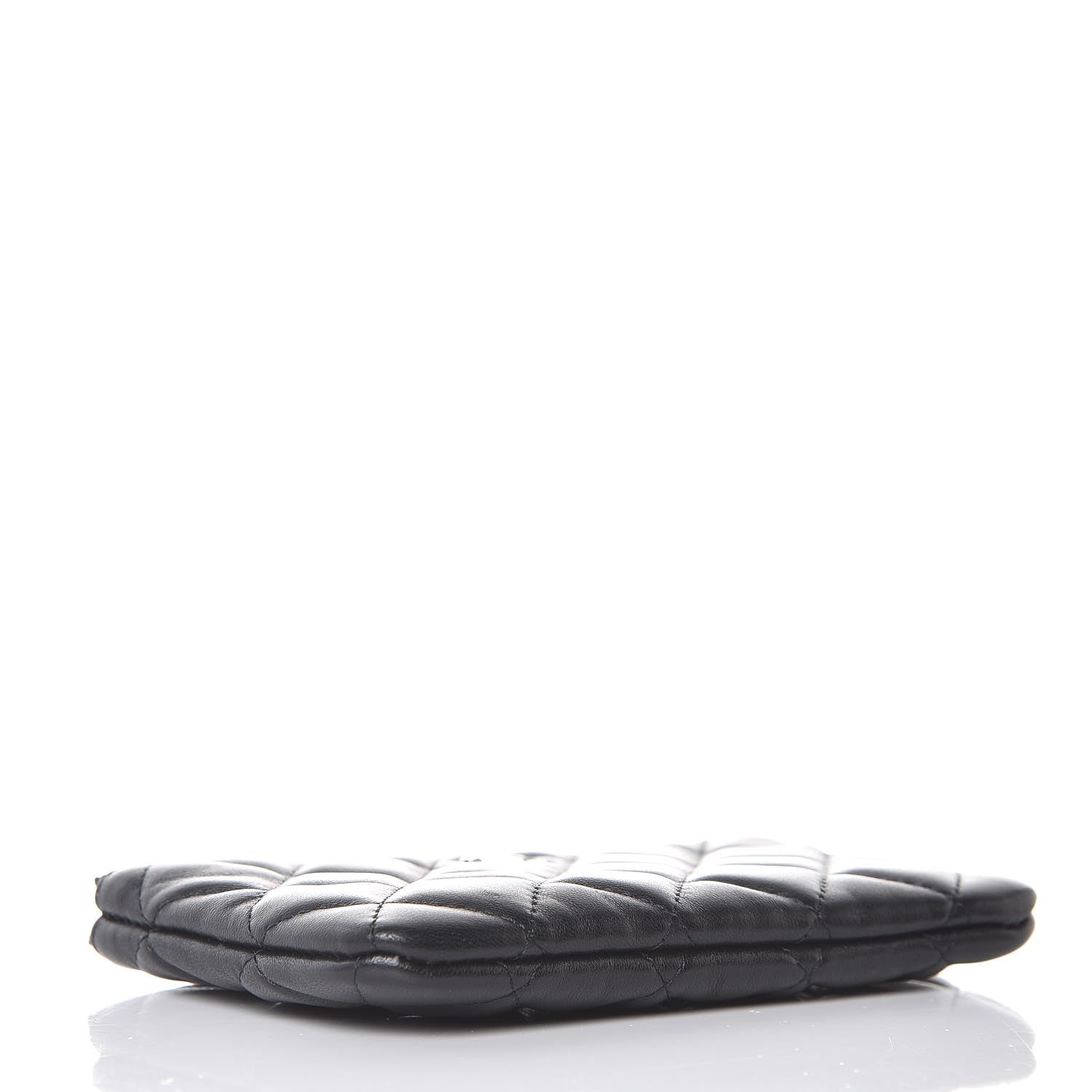 Chanel Lambskin Quilted Small Cosmetic Case Black 4 of 8
