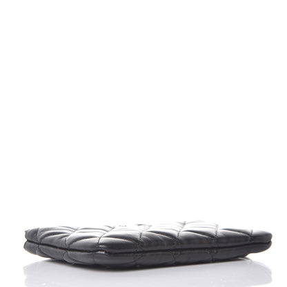 Chanel Lambskin Quilted Small Cosmetic Case Black 4 of 8