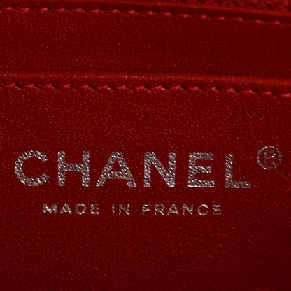 Chanel Lambskin Quilted Mini Rectangular Flap Red 6 of 14