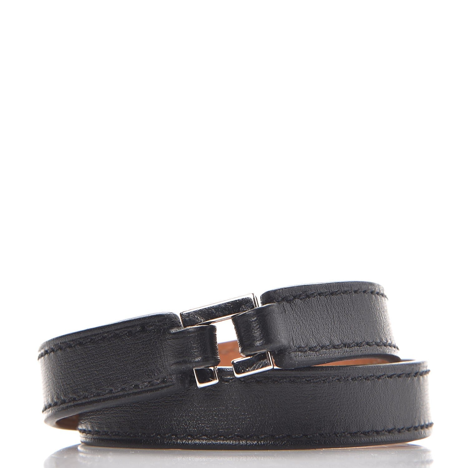 Hermes Chamonix Rivale Double Tour Bracelet S Black 3 of 6