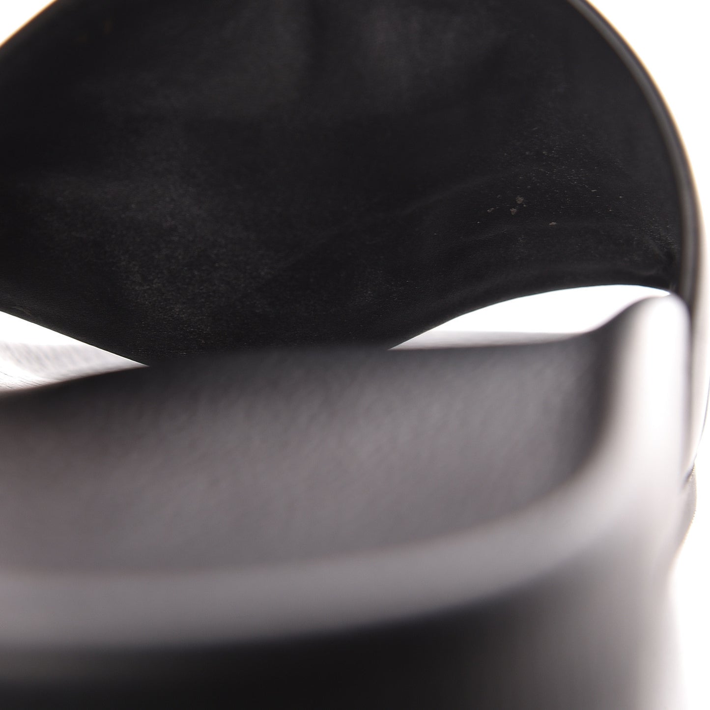 Nappa Logo Pool Slide Sandals 41 Black White