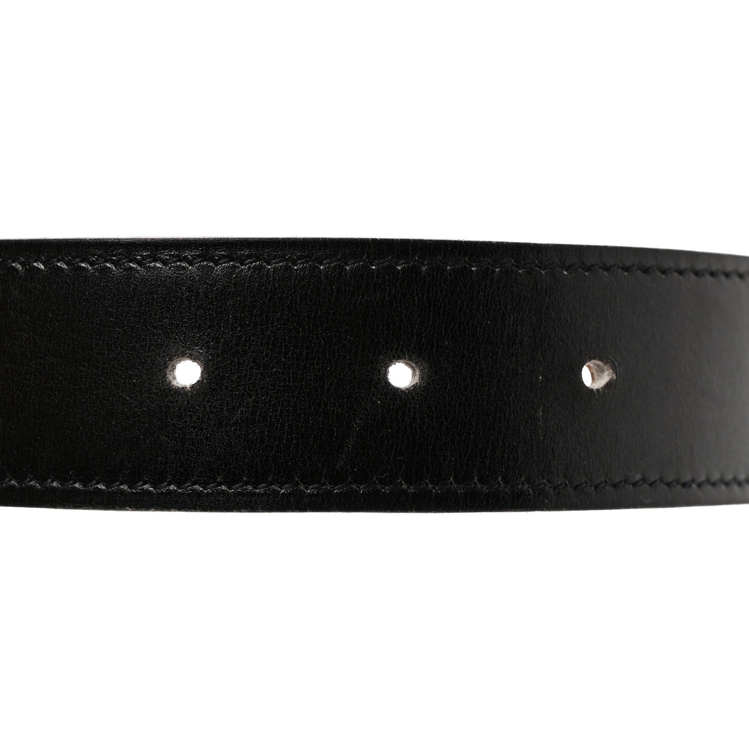 Hermes Box Togo 32mm Belt Strap 75 30 Black Gold 7 of 7