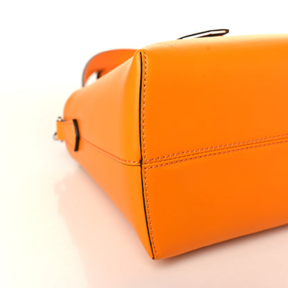 Fendi Vitello King Logo Embossed Medium By The Way Boston Bag Clementine 8 of 10