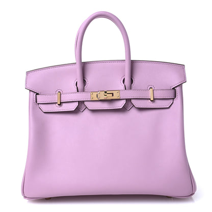 Hermes Swift Birkin 25 Mauve Sylvestre 5 of 19