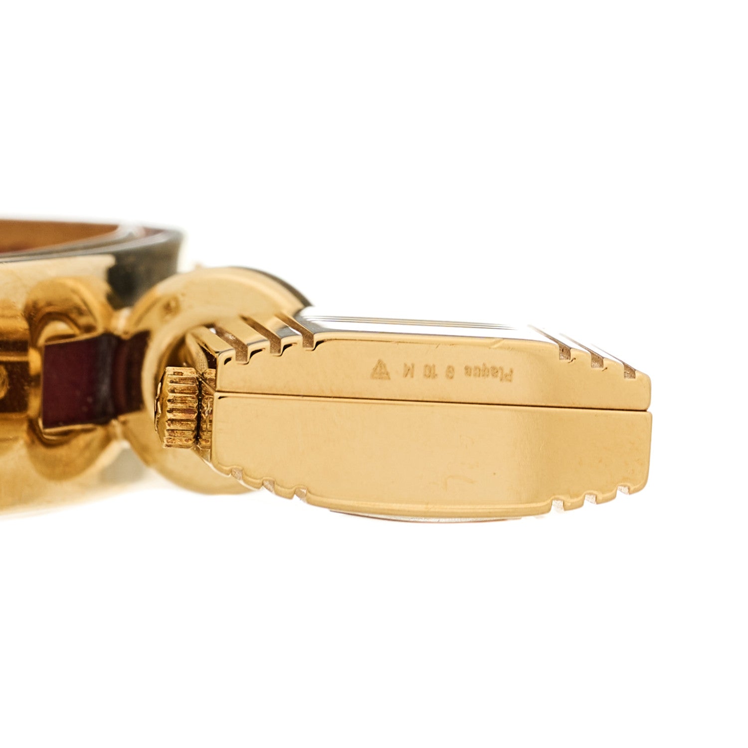 Hermes Stainless Steel Courchevel 20mm Kelly Cadena Quartz Watch Rouge 4 of 4