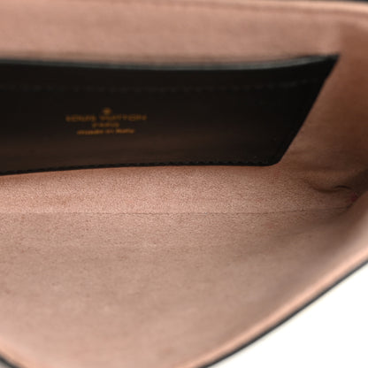 Louis Vuitton Lambskin Embossed Monogram Pochette Coussin Black 5 of 9