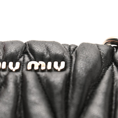 Miu Miu Nappa Matelasse Tote Black 10 of 11
