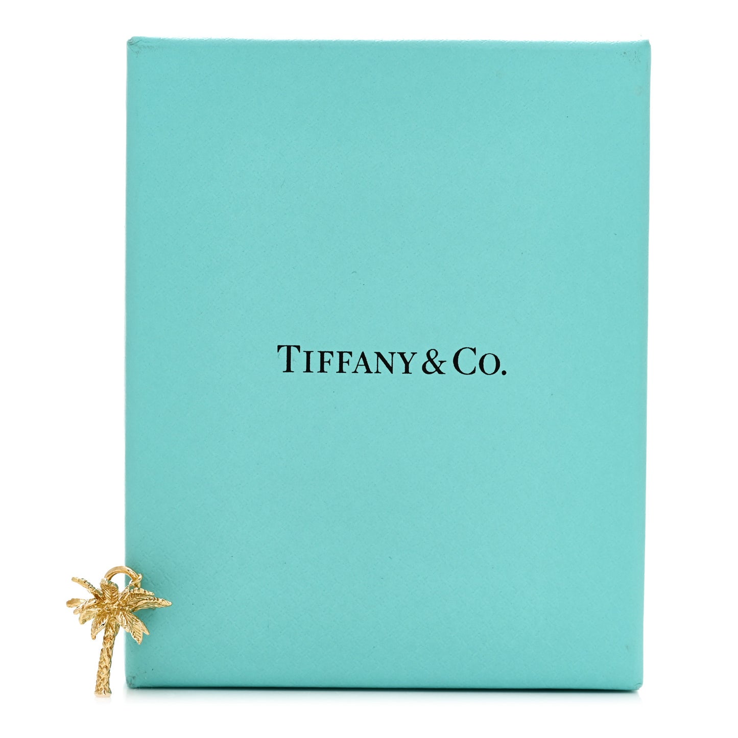 18K Yellow Gold Palm Tree Charm