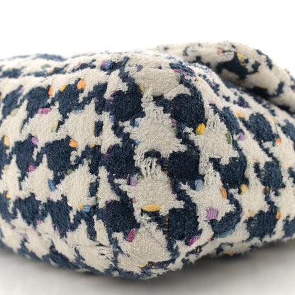 Chanel Tweed Quilted Medium Chanel 19 Flap Ecru Navy Blue Multicolor 10 of 10