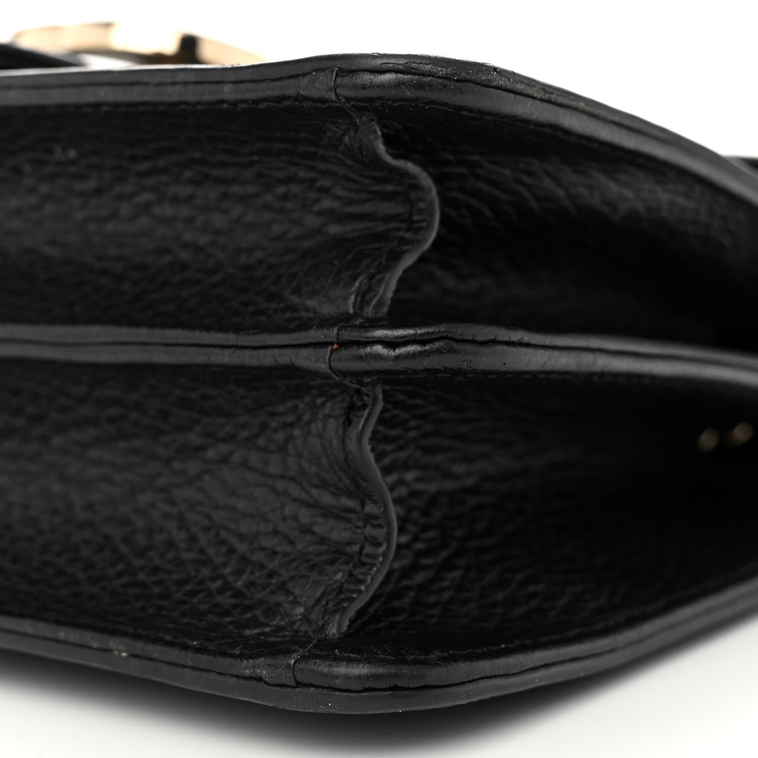 Gucci Dollar Calfskin Small Interlocking G Shoulder Bag Black 11 of 14