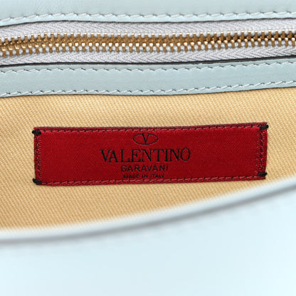 Valentino Garavani Vitello Small Glam Lock Rockstud Flap Sky Sorbet 5 of 11