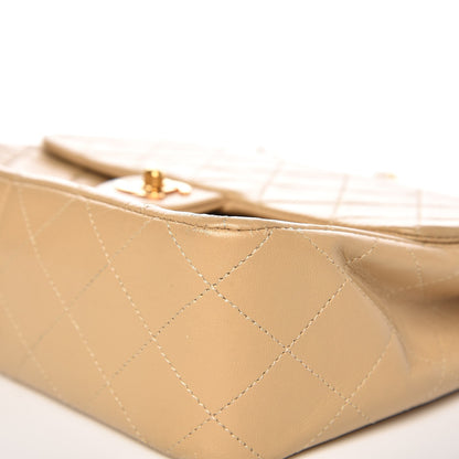 Chanel Lambskin Quilted Small Flap Beige 13 of 15