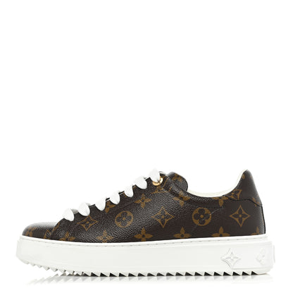 Louis Vuitton Monogram Time Out Sneakers 38.5 1 of 9
