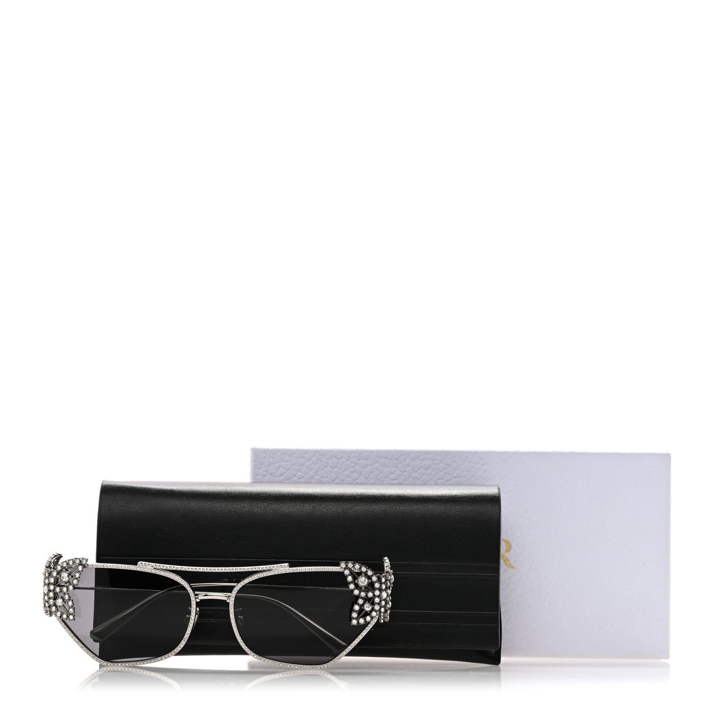 Crystal Butterfly DiorFantastica Sunglasses Black