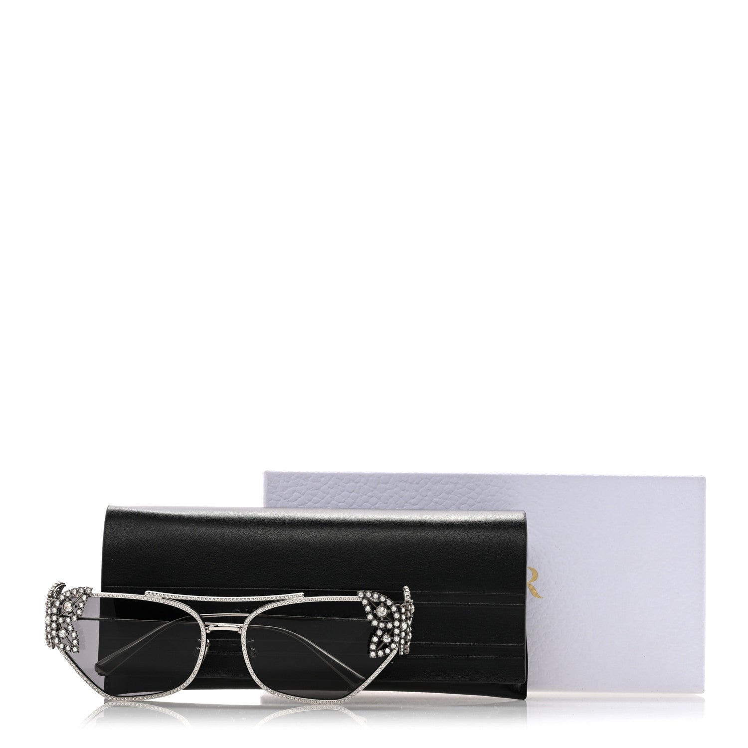 Christian Dior Crystal Butterfly DiorFantastica Sunglasses Black 8 of 8