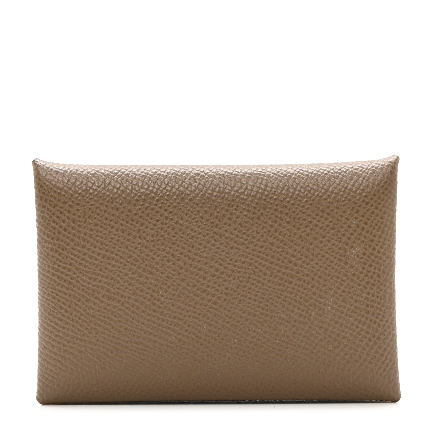 Hermes Epsom Calvi Card Case Etoupe 1 of 6