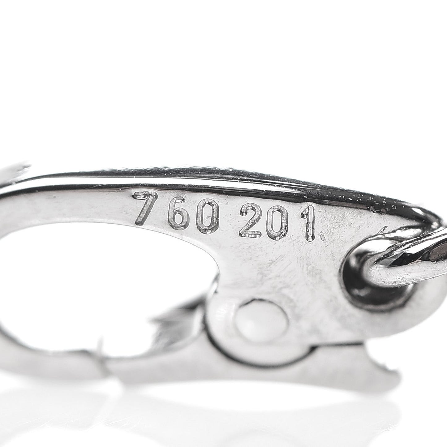 18K White Gold LOVE Ring Charm