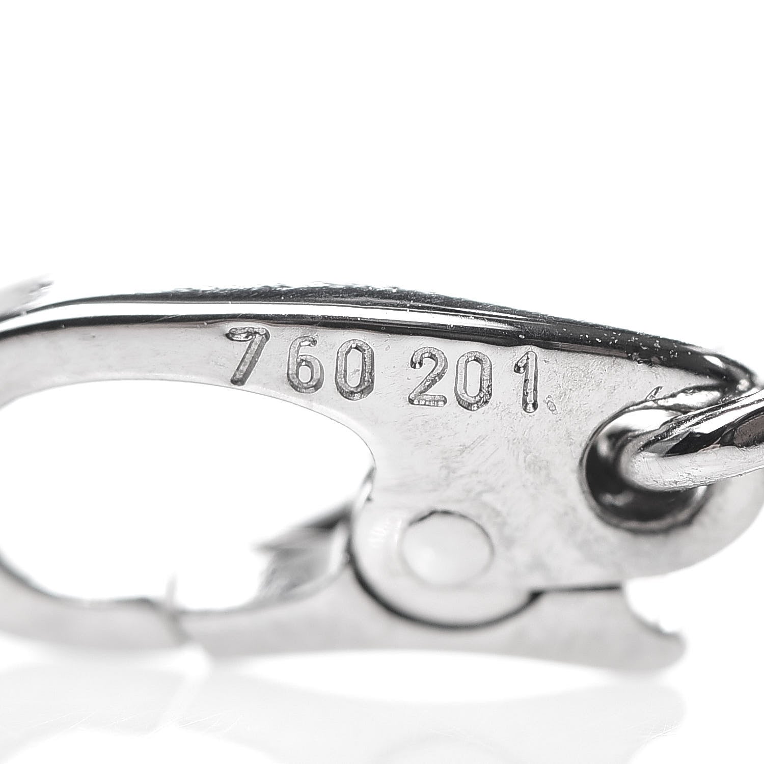Cartier 18K White Gold LOVE Ring Charm 4 of 5