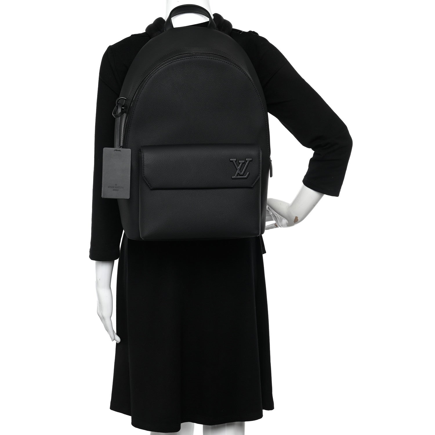 Louis Vuitton Aerogram Takeoff Backpack Black 2 of 9