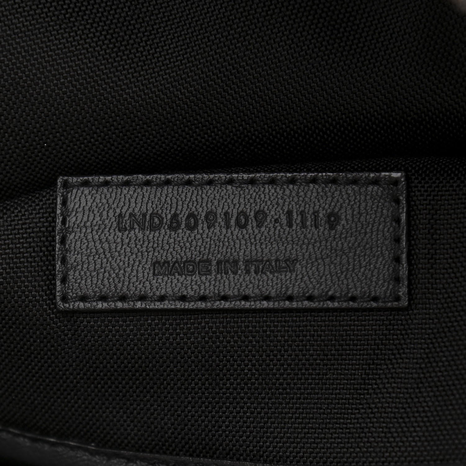 Saint Laurent Calfskin Checked Print Nuxx Backpack Black White 7 of 11