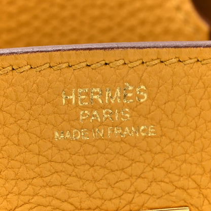 Hermes Togo BIRKIN 30 Jaune Ambre 6 of 19