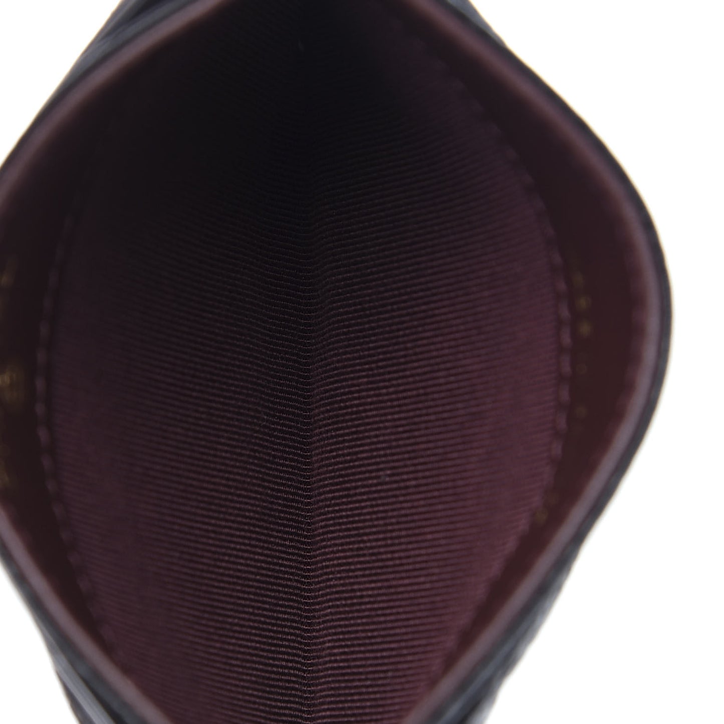 Caviar Quilted Card Holder Black
