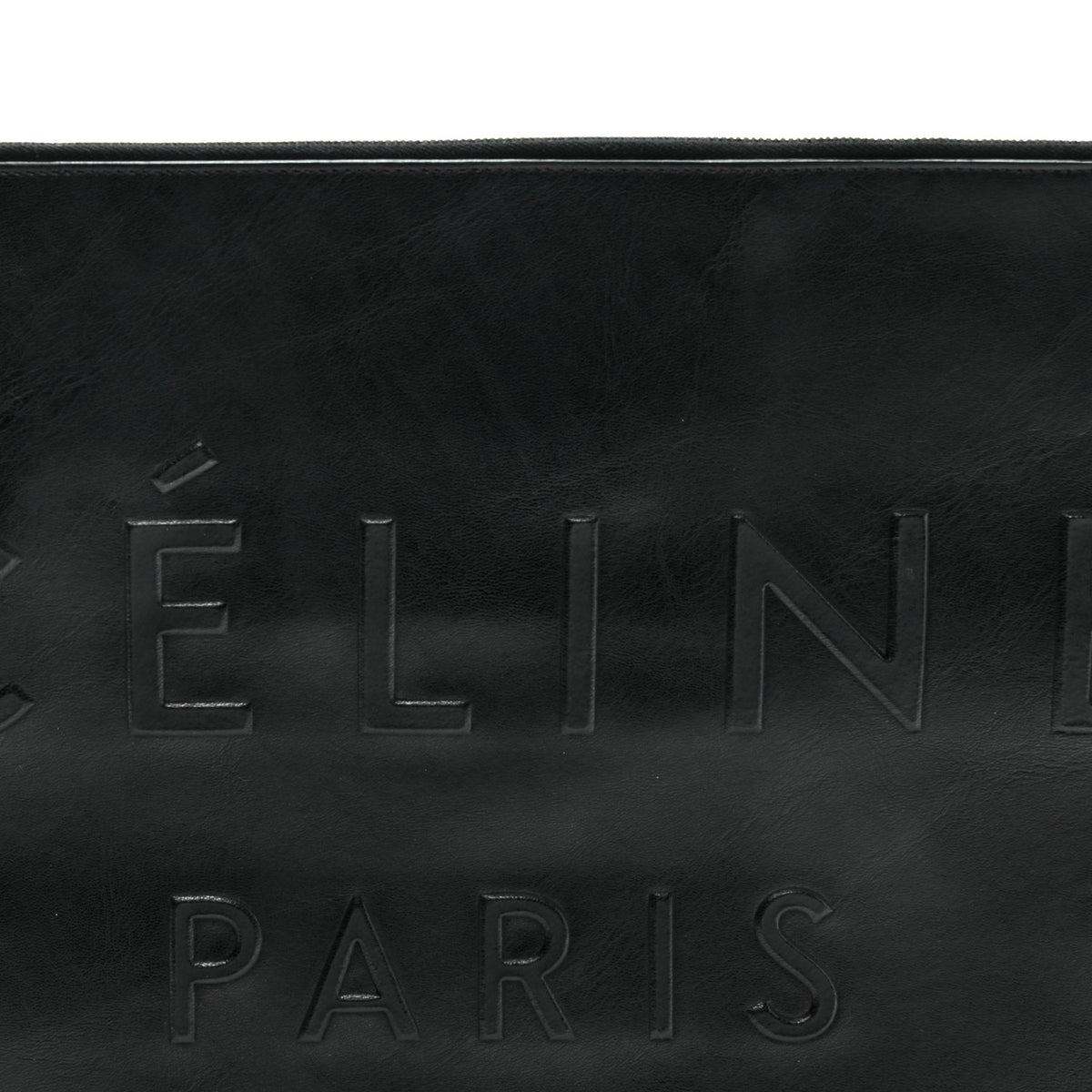 Celine Calfskin Large Made In Clutch Pouch Black 7 of 7