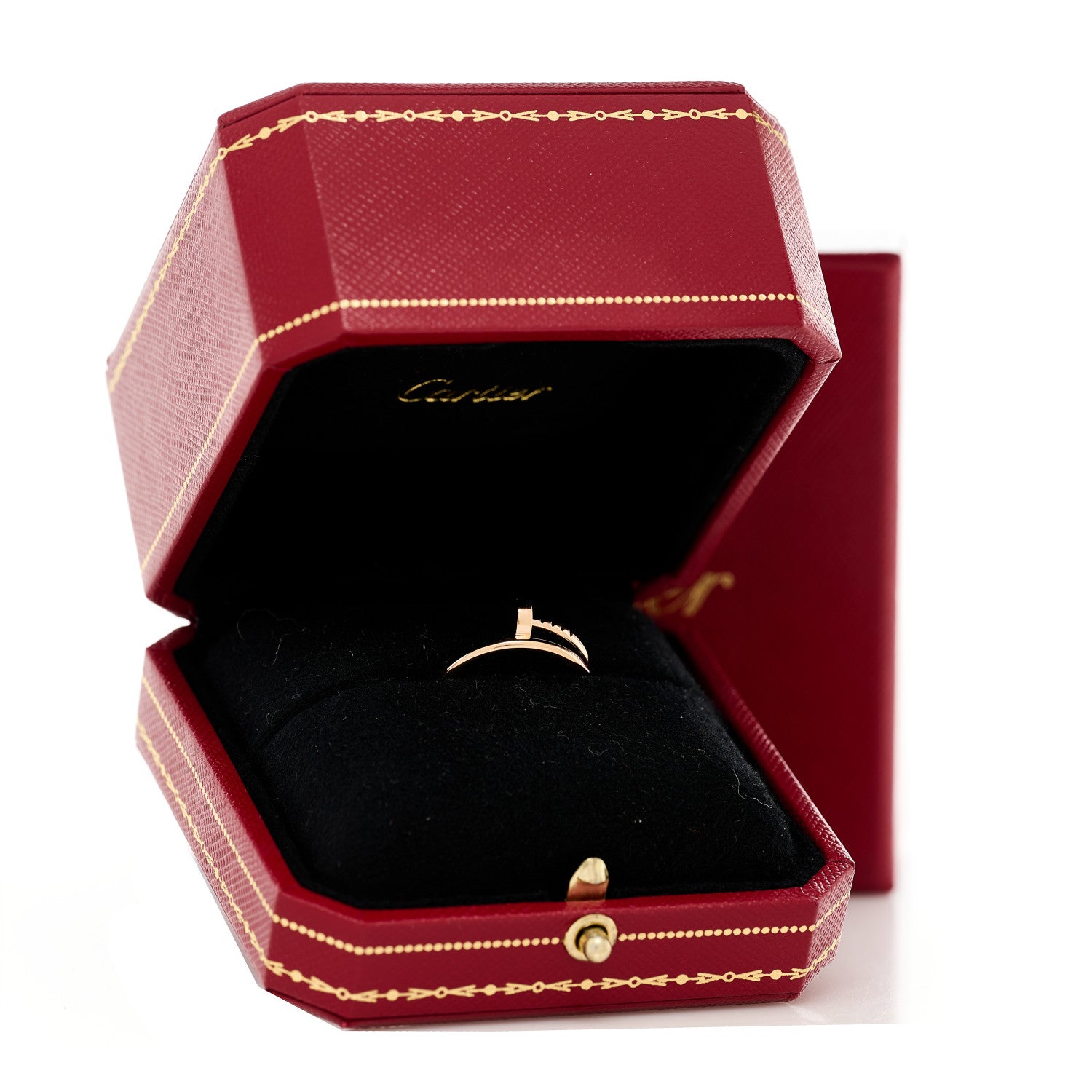 Cartier 18K Yellow Gold Small Juste Un Clou Ring 50 5.5 6 of 6