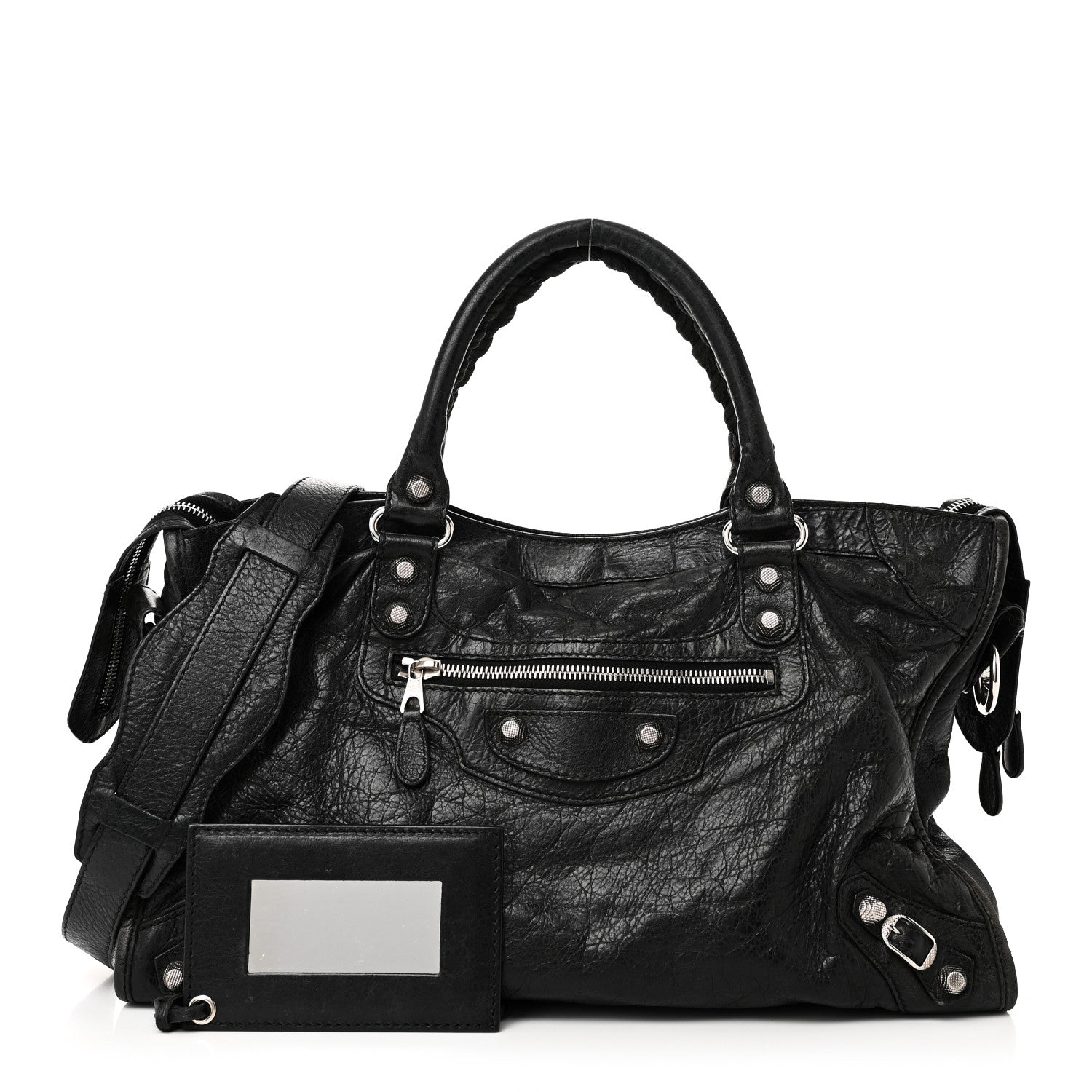 Balenciaga Agneau Giant 12 Silver Hardware City Black 3 of 9