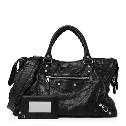 Balenciaga Agneau Giant 12 Silver Hardware City Black 3 of 9