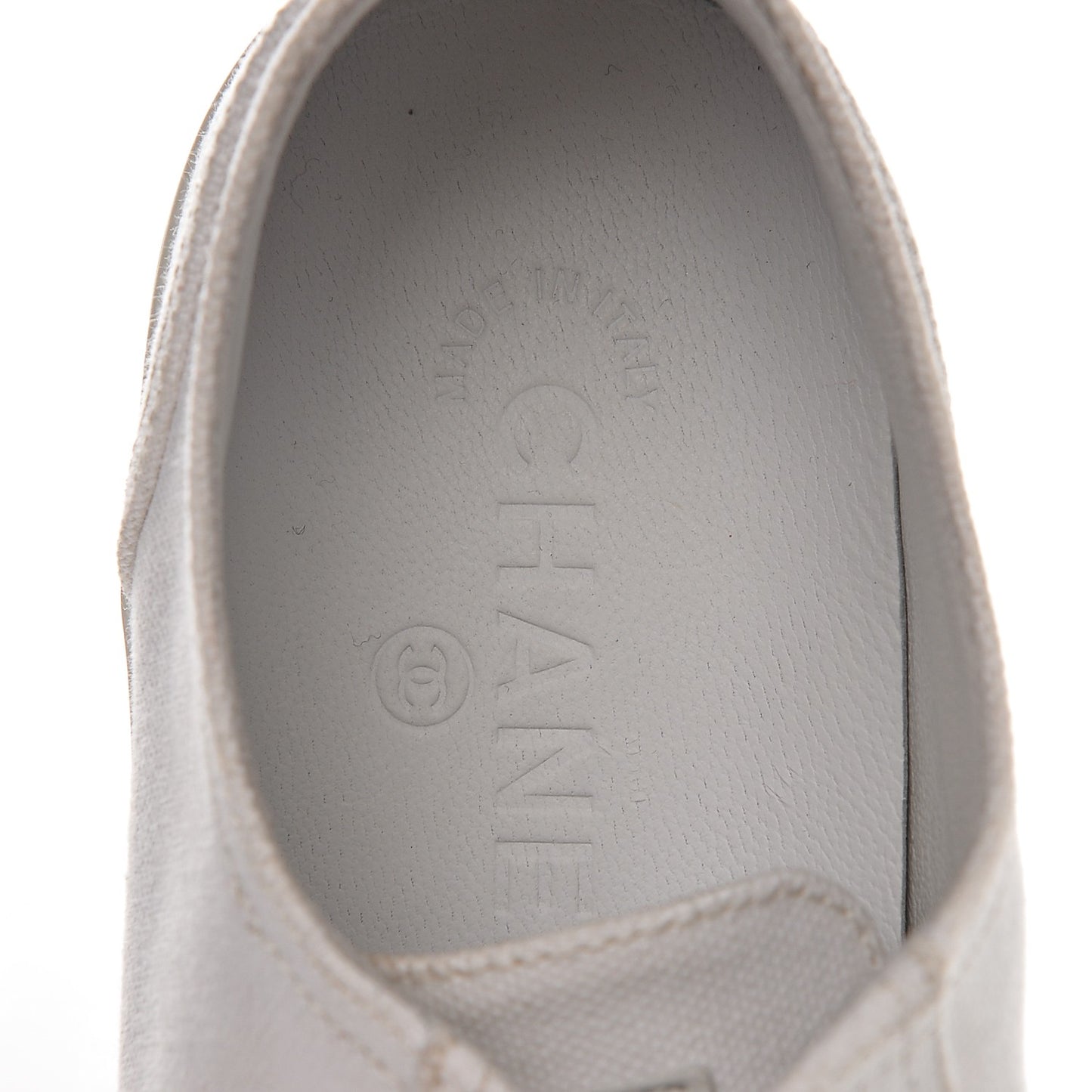 Canvas CC Sneakers 40.5 White Blue