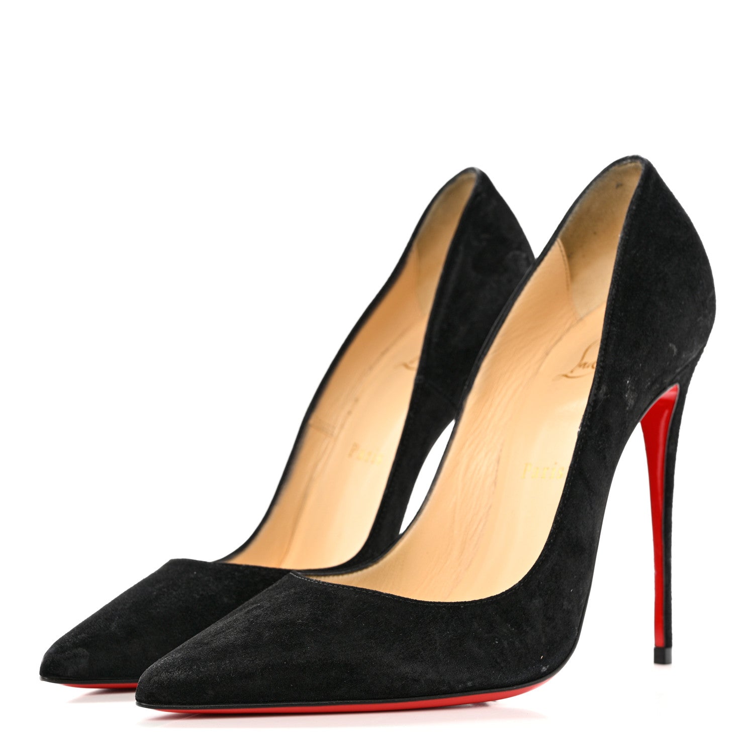 Christian Louboutin Suede So Kate 120 Pumps 38.5 Black 3 of 12