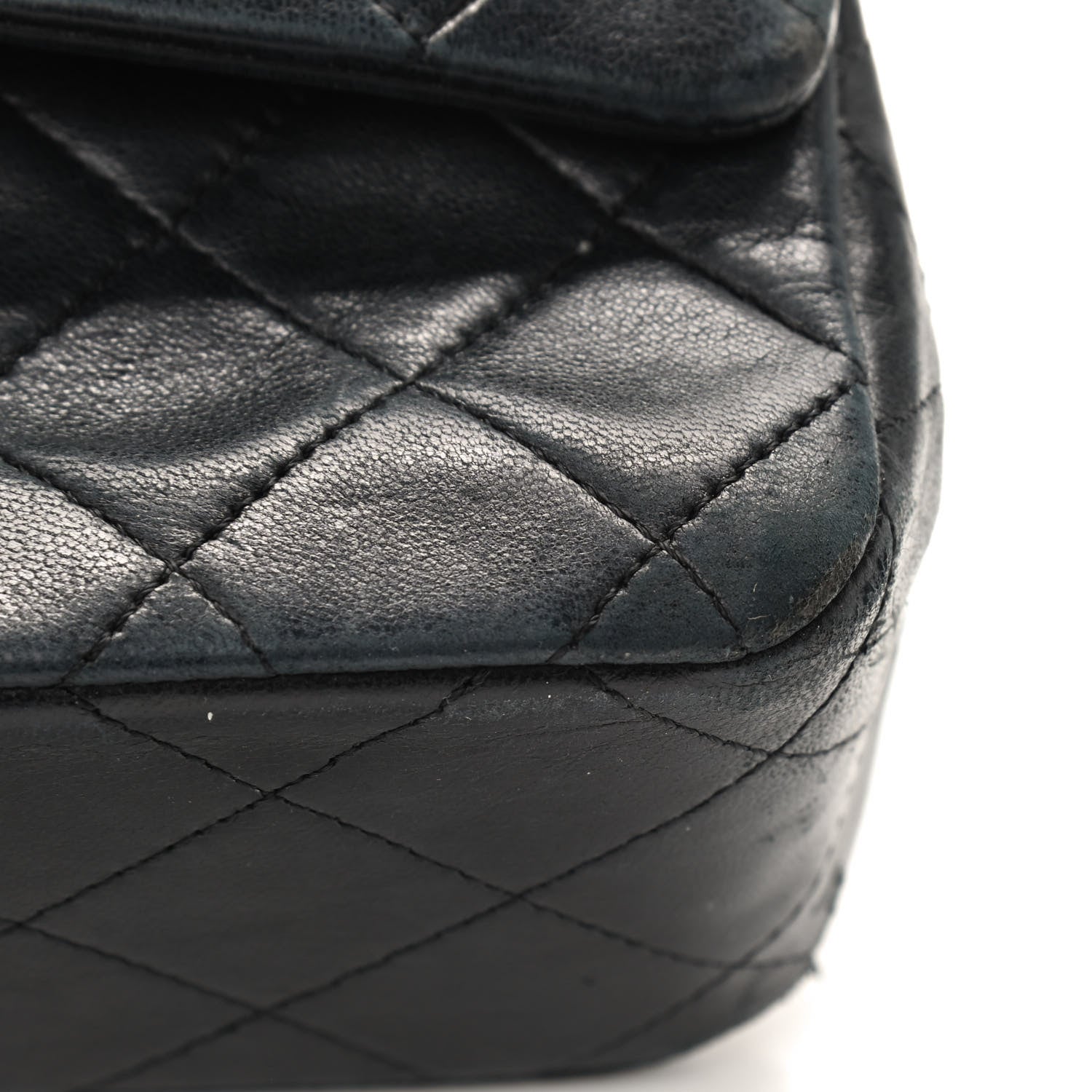 Chanel Lambskin Quilted Small Double Flap Black 12 of 14