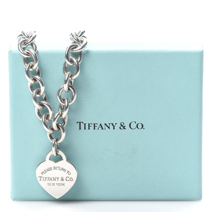 Tiffany Sterling Silver Return to Heart Tag Pendant Necklace 6 of 6
