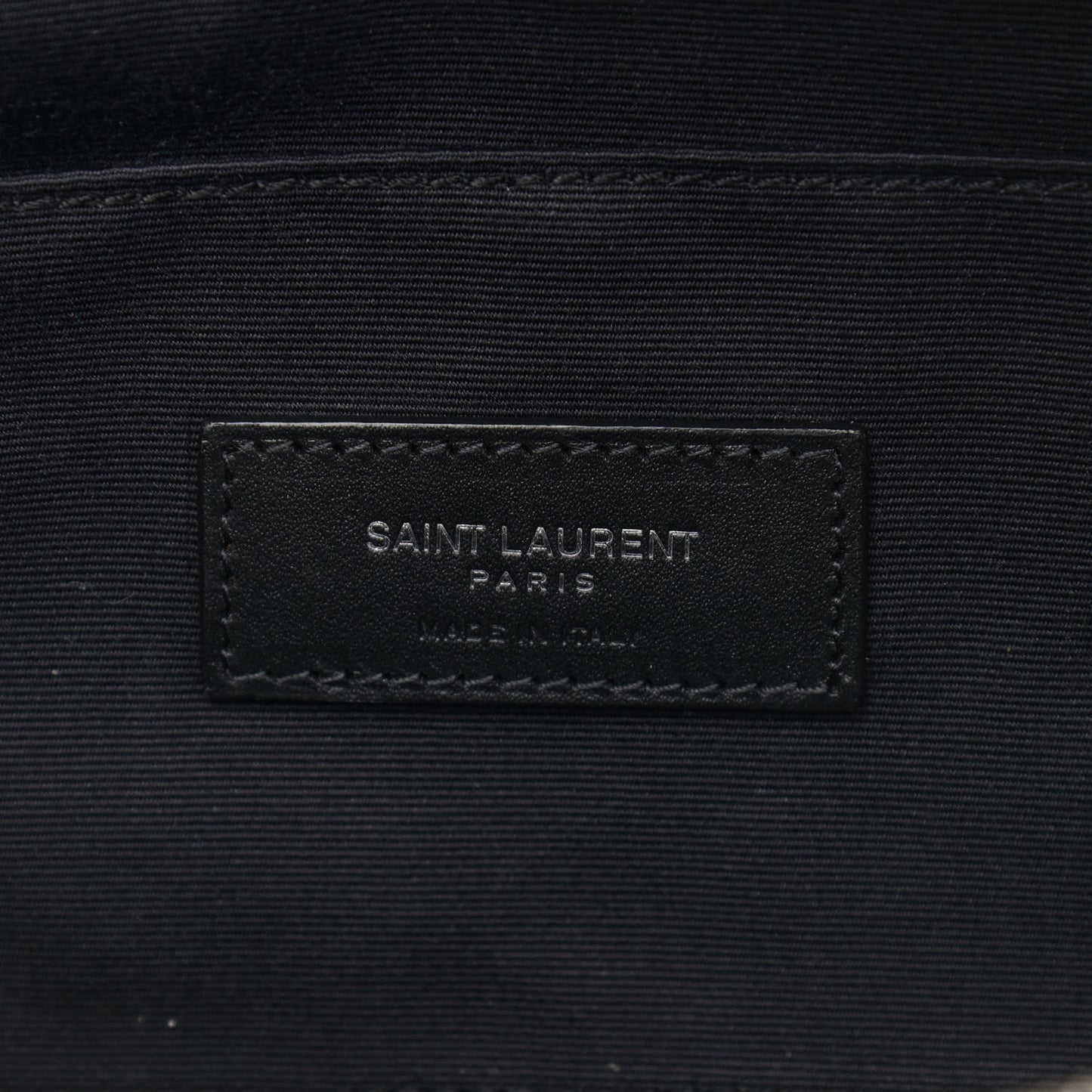 Nubuck Crocodile Embossed Classic Belt Bag Black
