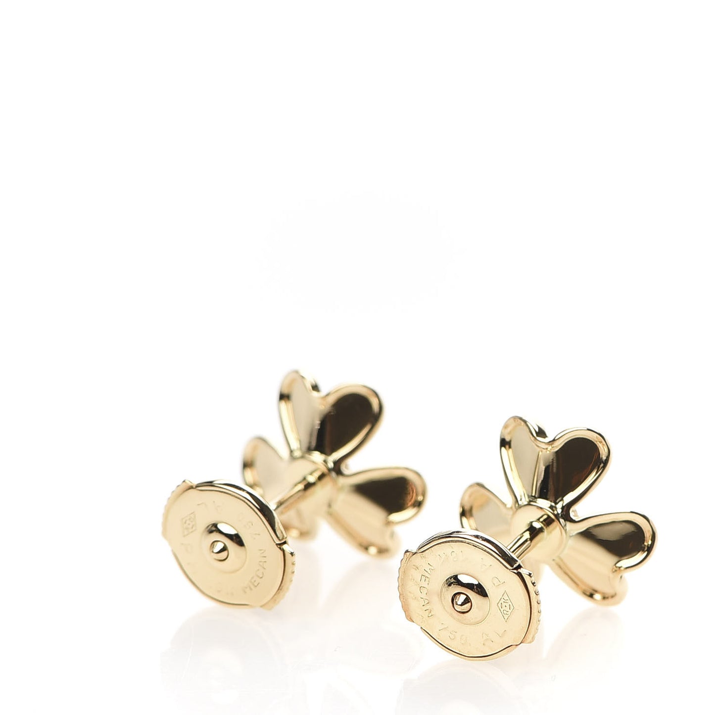 18K Yellow Gold Diamond Mini Frivole Earrings