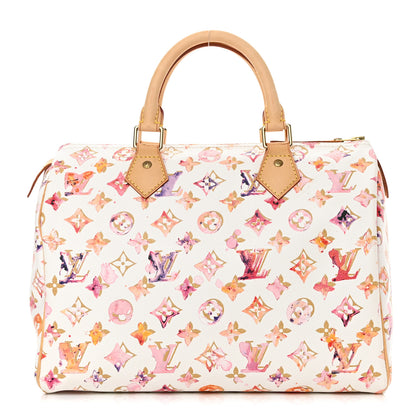 Louis Vuitton Watercolor Aquarelle Speedy 30 White 1 of 21