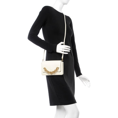 Chloe Calfskin Drew Bijou Clutch Natural White 2 of 8