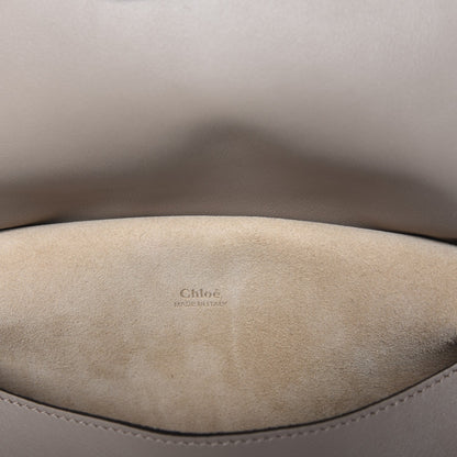 Chloe Suede Smooth Calfskin Mini Kurtis Shoulder Bag Motty Grey 7 of 10